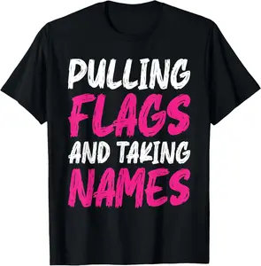 100%cotton Flag Football Shirt for Women and Girls T-Shirt Top Vintage