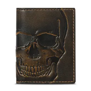Skull Slim Card Wallet