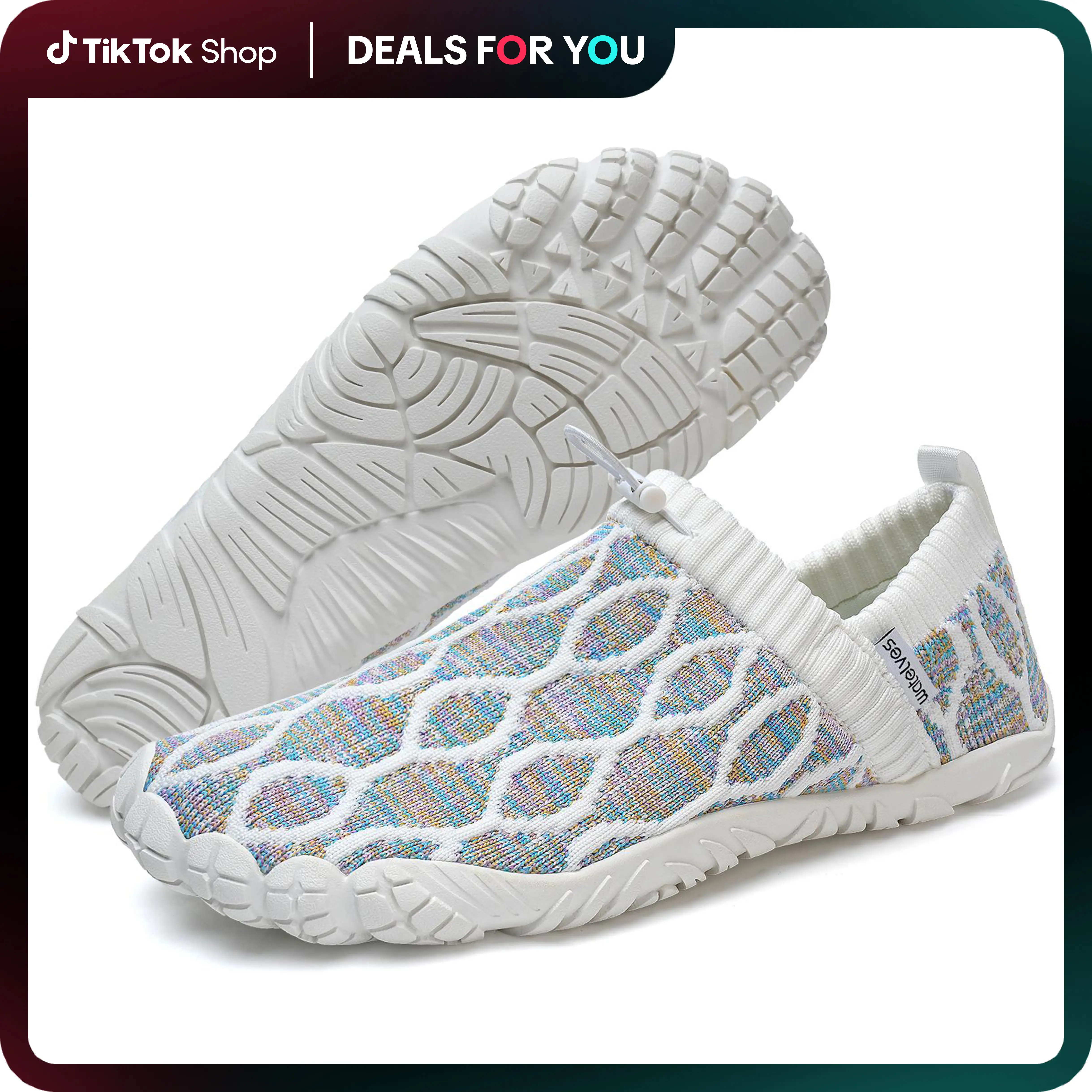 WateLves Barefoot Walking Shoes Women Men Minimalist Comfortable Water Shoes Beach Outdoor Running Sneakers TikTokShopfalldealsforyou
