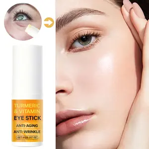 9g - Turmeric & Vitamin Eye Stick - Retinol & Vitamin C Formula - Anti-Aging & Anti-Wrinkle Treatment - Hydrating Brightening Firming Radiance Moisture Stick
