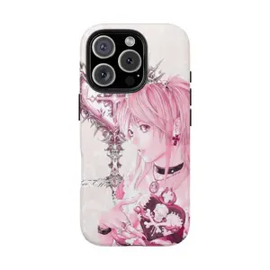 [Magnetic Design]Death Note Misa Amane Gothic Art Phone Case with Magnetic Attachment |     Fan Gift |     Anime Lover Gift |     Compatible with iPhone 17 Pro Max 16 15 14 13 12 11 |     Durable Phone Case |     Gift for Him |     Best Gift