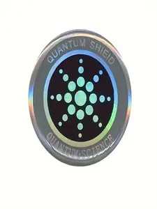 Silver Color Quantum Shield Emf Protection Stickers, 6 Pieces, for Phones, Headphones, Laptops, Microwaves, All Electronic Devices
