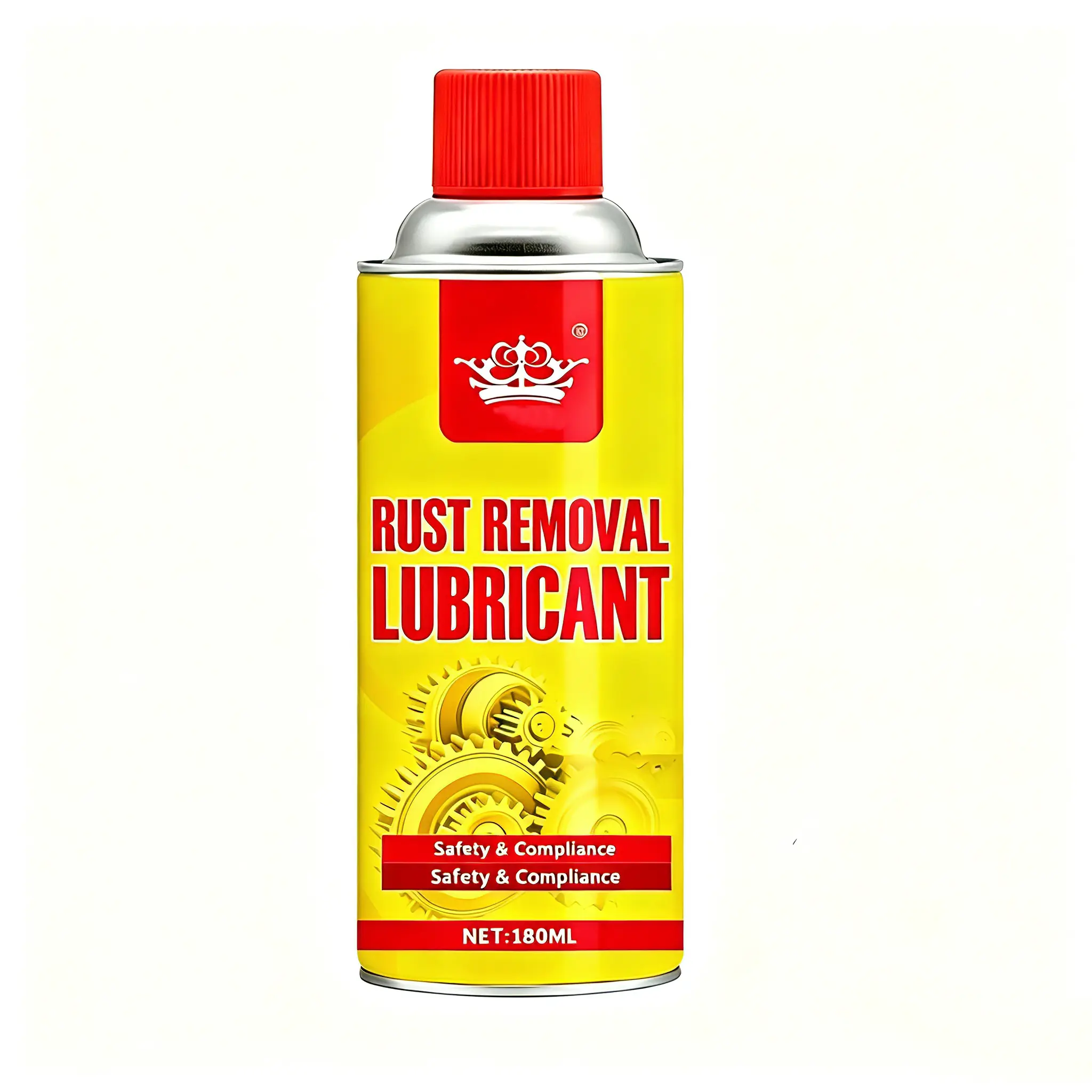 180mL Multi-Functional Metal Rust Remover Spray, Automotive Anti-Rust Solution for Car Hinges, Bolts, Squeaking Noise Elimination, Corrosion Protection
