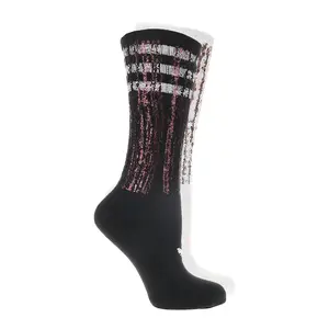 adidas Mens 2-Pack Crew Socks Socks - Black, Pink