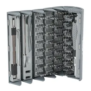 Precision Screwdriver Set 126 in 1 Handle Portable Pen Hand Manual Tool Kit Wireless Cordless Magnetic Mini Small Bit for Mobile Cell Phone Watch Repair Home Household Micro Laptop PC Multifunctional Professional