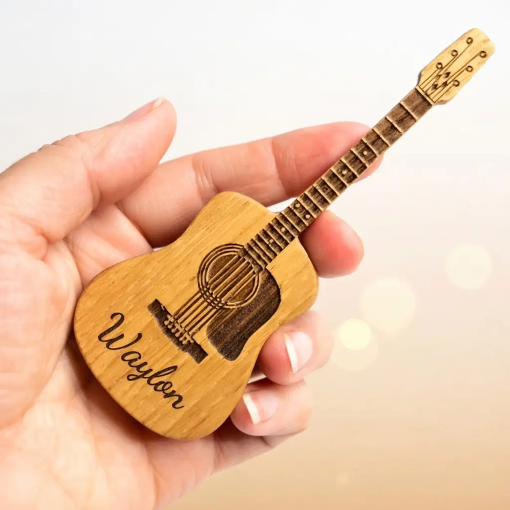 Personalized Engraved Guitar Picks Gift Set for Guitar Lovers - Anniversary Birthday Gift for Dad Boyfriend Brother Friend
