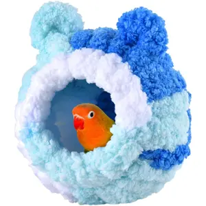 Conure Nest, Bird Breeding Nest Parrotlet Snuggle Hut Lovebird House Bed for Conure Lovebird Canary Finch Coneshape Birds Hamster Small Pets
