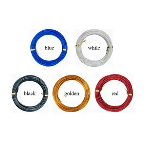 Aluminum Craft Wire |Color Bendable Craft Wires | Crafts Supplies Metal Wires for Doll Skeletons Sculptures Car Bicycles Models Flower Supports