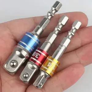 Cr-V Steel Socket Adapter, mpact Socket Extension Tools, High Speed Nut Driver Socket Adapter, Impact Grade Driver Sockets Adapter Extension Set, Bead Rod Extension Bar, Hand Tools, Hardware, for Wrench, Bit Socket Set, Hex Bit Socket