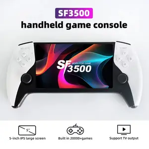 SF3500 Retro Handheld Game Console, Video Game Machine, 5.5 Inch HD IPS Screen, over 20,000 Games, 3000mah Battery, Connects to TV, Portable Simulator Gift