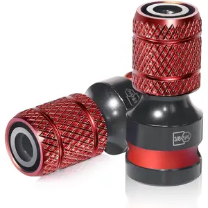 2PCS Impact Wrench Adapters, 3/8" square Drive to 1/4" Hex Shank Converter, Quick Change Bit Holder Adapter for Impact Wrench, Ratchet Wrench