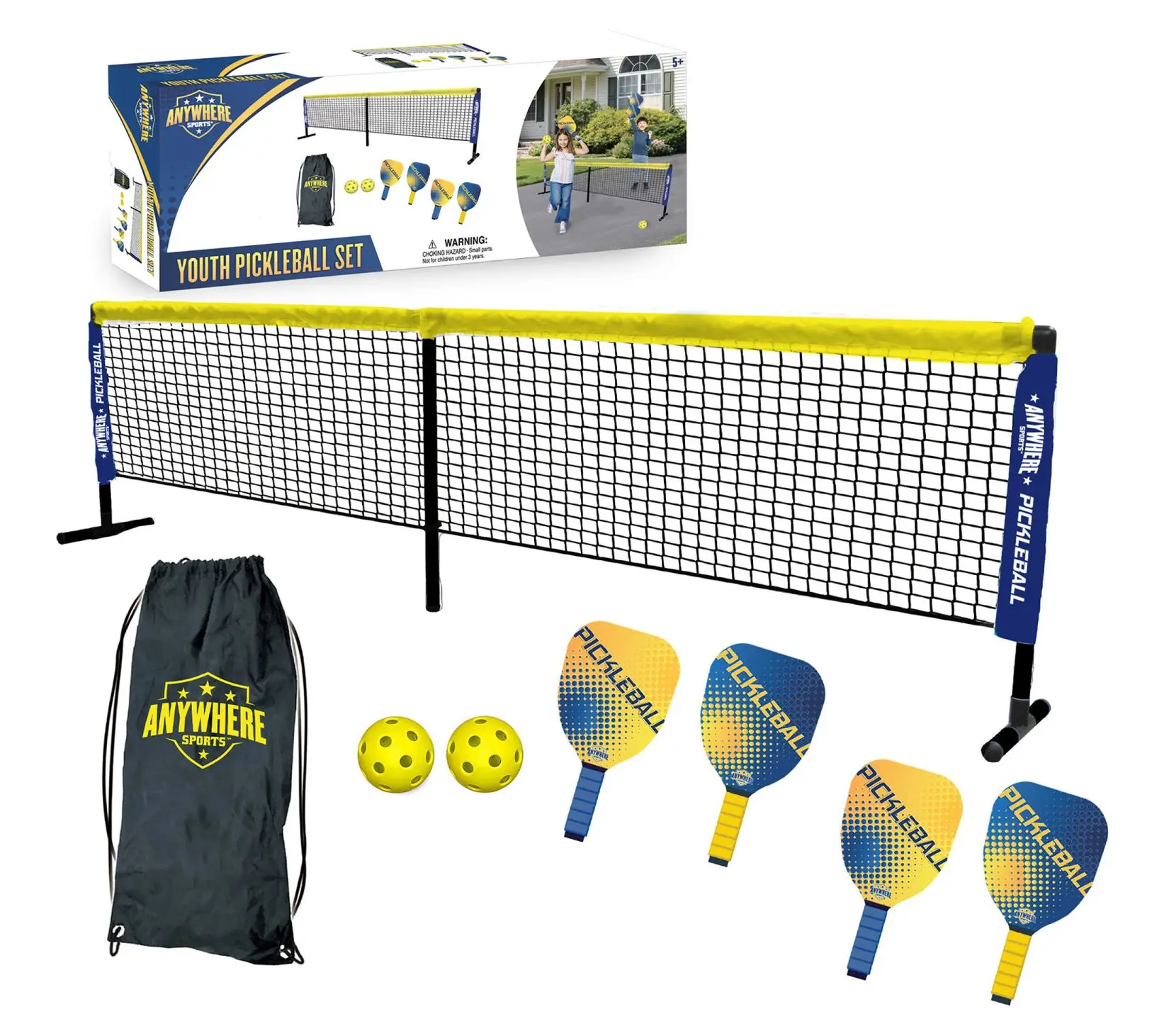 Anywhere Sports: Youth Pickleball Set - 8pc Ultimate Game Play