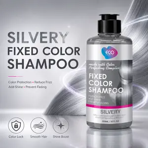 ECO FINEST Color Replenishing Blonde Toning Shampoo 300ml/10.144 fl. oz - Liquid Cleanser for Blondes, Anti-Brass Tone Remover, Color Deposit, Conditioning Haircare for Dyed/Bleached Gray/Silver Hair