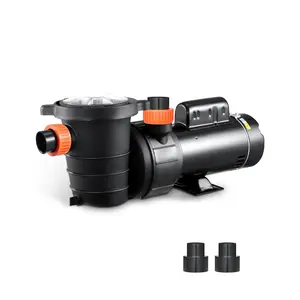 VEVOR Above Ground Pool Pump, 2HP/0.44HP, Dual Speed Swimming Pool Pump, High 118 GPM 56 ft Lift, Low 57 GPM 14 ft Lift, 110V 3450 RPM with Strainer Basket, 122°F Max Water Temp, for Hot Tubs Spas
