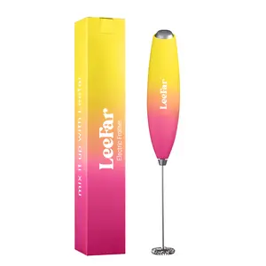LeeFar Electric Milk Frother Hand Mixer for Smooth Frothing and Mixing