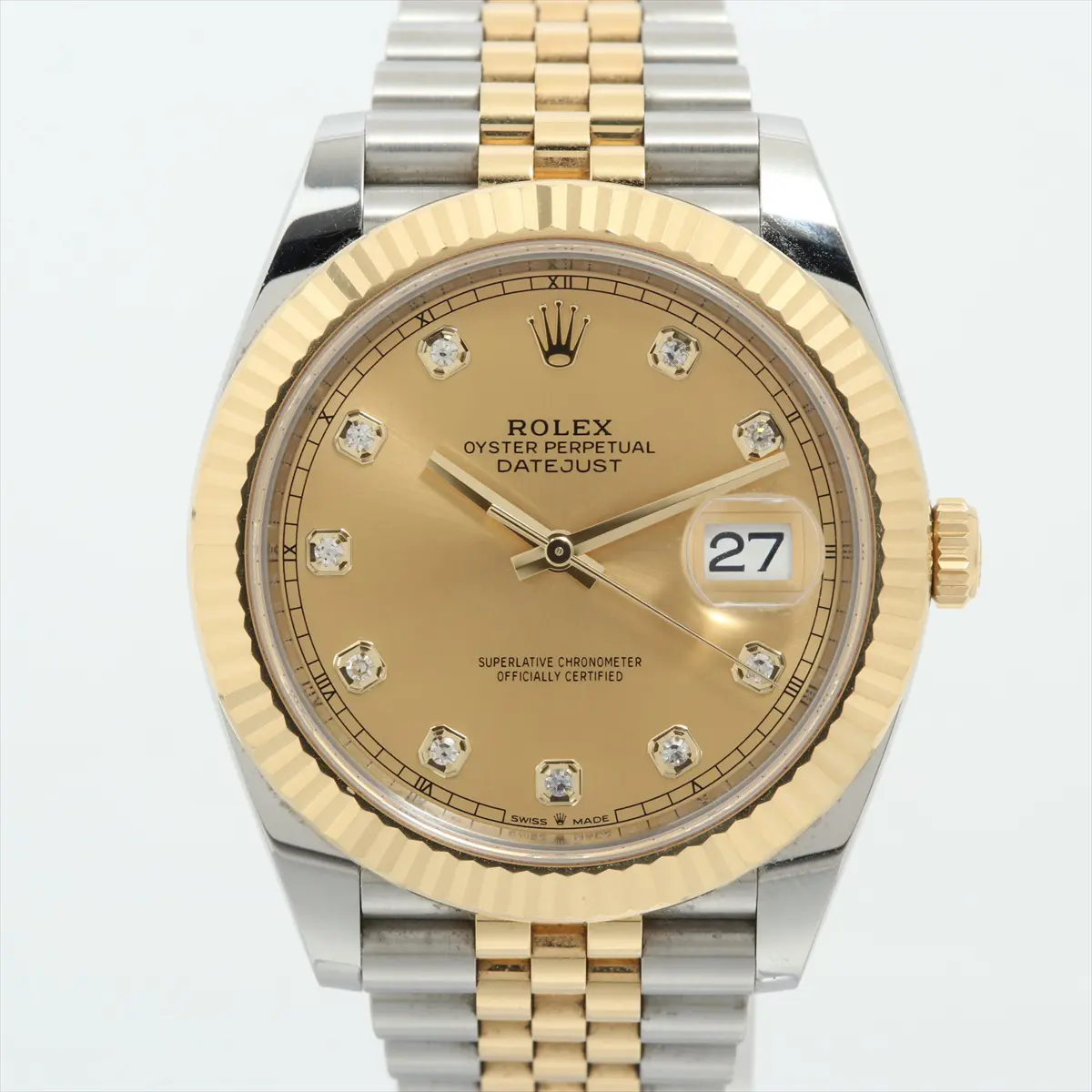 Rolex Champagne Datejust 41mm 126333G