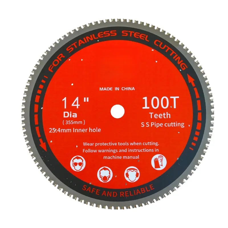 355mm 100-Tooth TCT Cold Cutting Saw Blade for Steel & Stainless Steel - 14 Inch, High-Speed Steel Cutting Tool with Ergonomic Handle, Durable Metal Construction for Precision Cutting, Metal Cutting Tool, Cutting Disc, Flex Cutting Disc tiktokshopspringgl