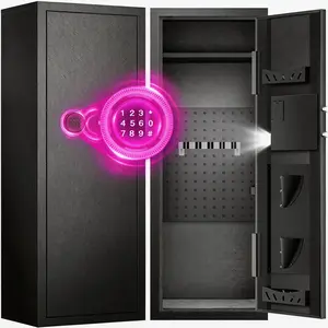 ACTIGER 13-15 Digital Home Gun Safe Cabinet: Quick Access Security Box for Rifles and Pistols with Alarm & Reaction Lock - Large Easy Setup Storage for Home Office Closet - Ideal Security Gift for Men/Family,summerwins