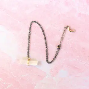 Selenite Wire Wrapped Necklace