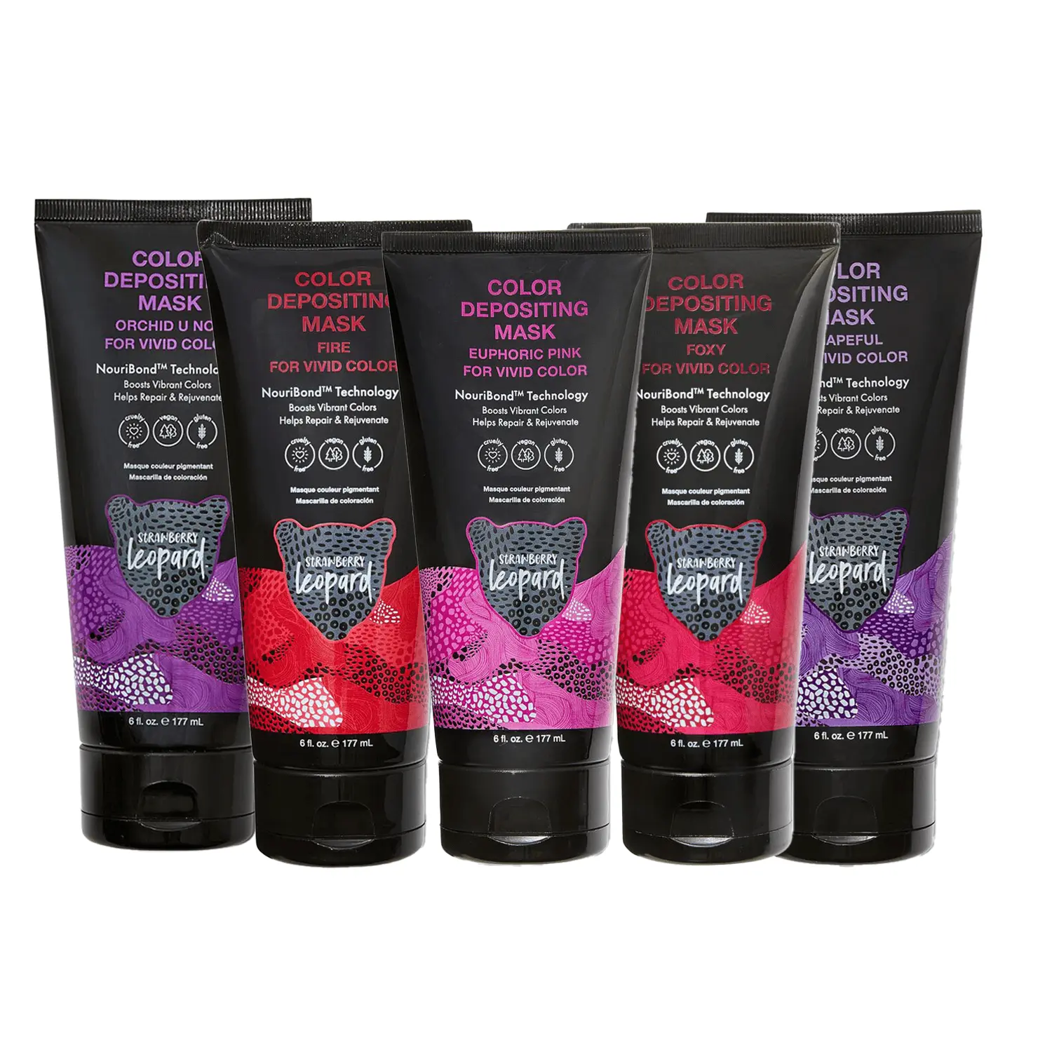 Strawberry Leopard Color Depositing Hair Mask
