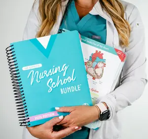 Complete Nursing School Textbook Bundle - 2026 Edition, Spiral Bound