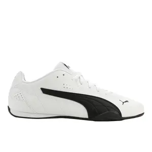 PUMA Mens Catch Lace Up Sneakers Shoes Casual - White