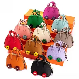 [NEW] Tiny Fashion Bag Keychain – For Lipstick, Earbuds & More,Bodile Inspired Mini Handbag Charm - Luxury Bag Charm Keychain, Fashionable Accessories for Handbags and Backpacks, Perfect Gift for Bag Lovers