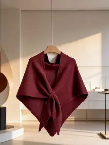 A casual, soft, comfortable, and stylish solid-color shawl, perfect for everyday wear and as a fashionable accessory for women and girls.