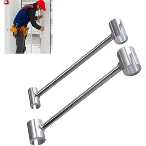 2Pcs Door Hinge Adjustment Tool, (14-19,23-25mm) Door Gap Adjustment Tool, Heavy-duty Door Hinge Tool for Flag Hinges (Fits Residential & Commercial Doors)