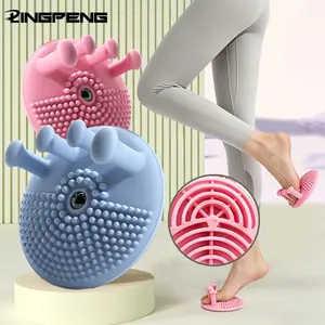 Foot yoga massage acupressure mat, fitness foot training pressure plate, stone therapy reflexology massage mat