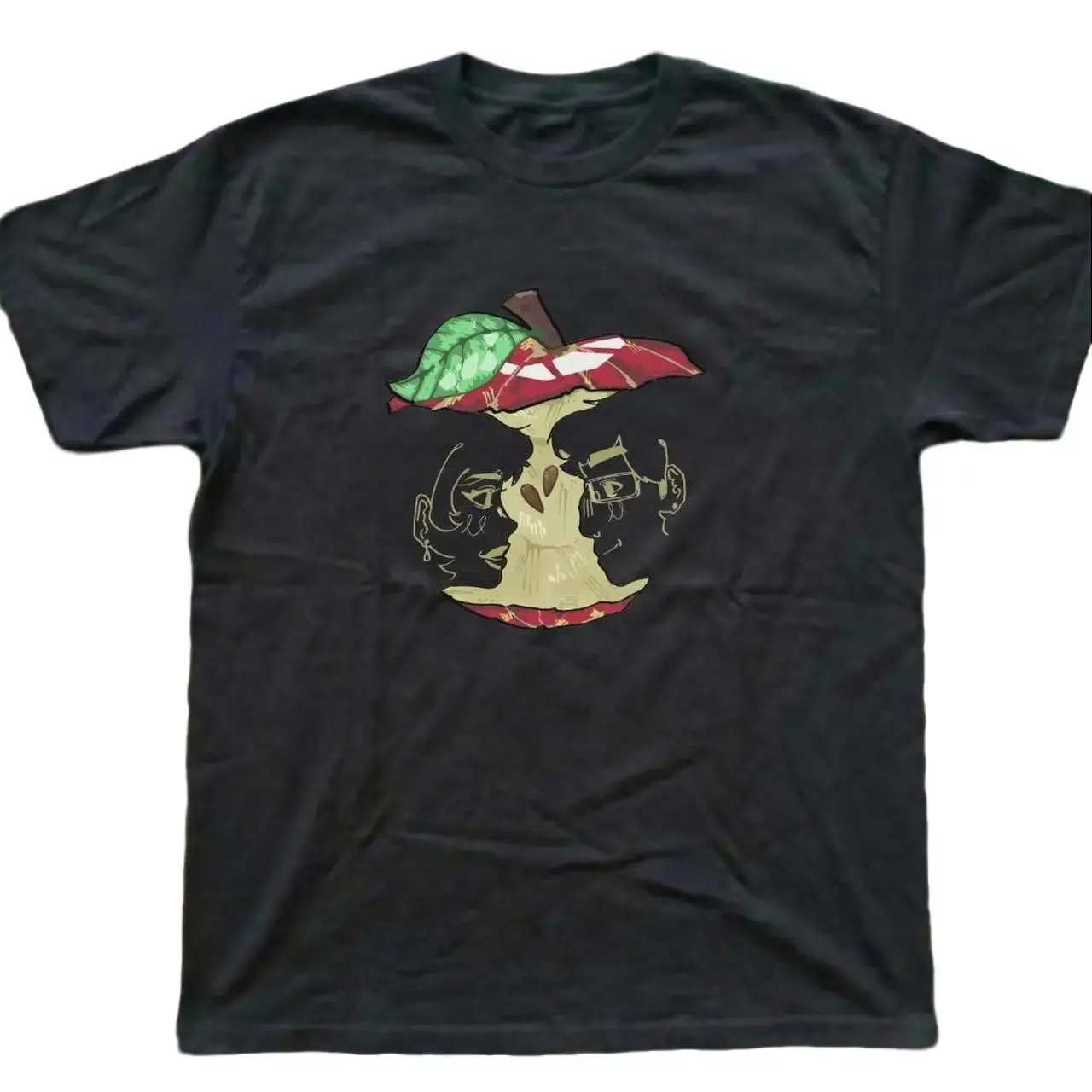 Unique Graphic Tee, Black Vintage Art Unisex T-Shirt