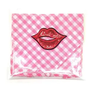 Triangle Towel for Pets - Valentine's Day Design
