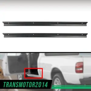 CROSSDESIGN 2Pcs Door Sill Scuff Plate Protector Cover LH & RH Set Fit For 92-11 Ford Ranger