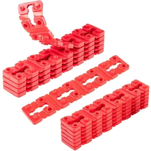 48 PCS Outlet Spacers for Electrical Box, Switch and Receptacle Spacers for Loose Outlet Plug Fix, Electrical Extender Outlet Shims Light Switch Spacer, Fix Wobbly Receptacle Plugs, Electrical Box Extender for Uneven Walls, Easy Installation