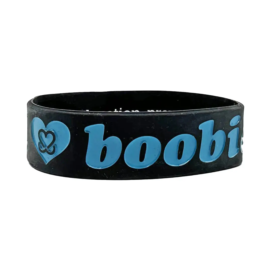 i love boobies! Classic Bracelet - Black Sky (Black / Blue)