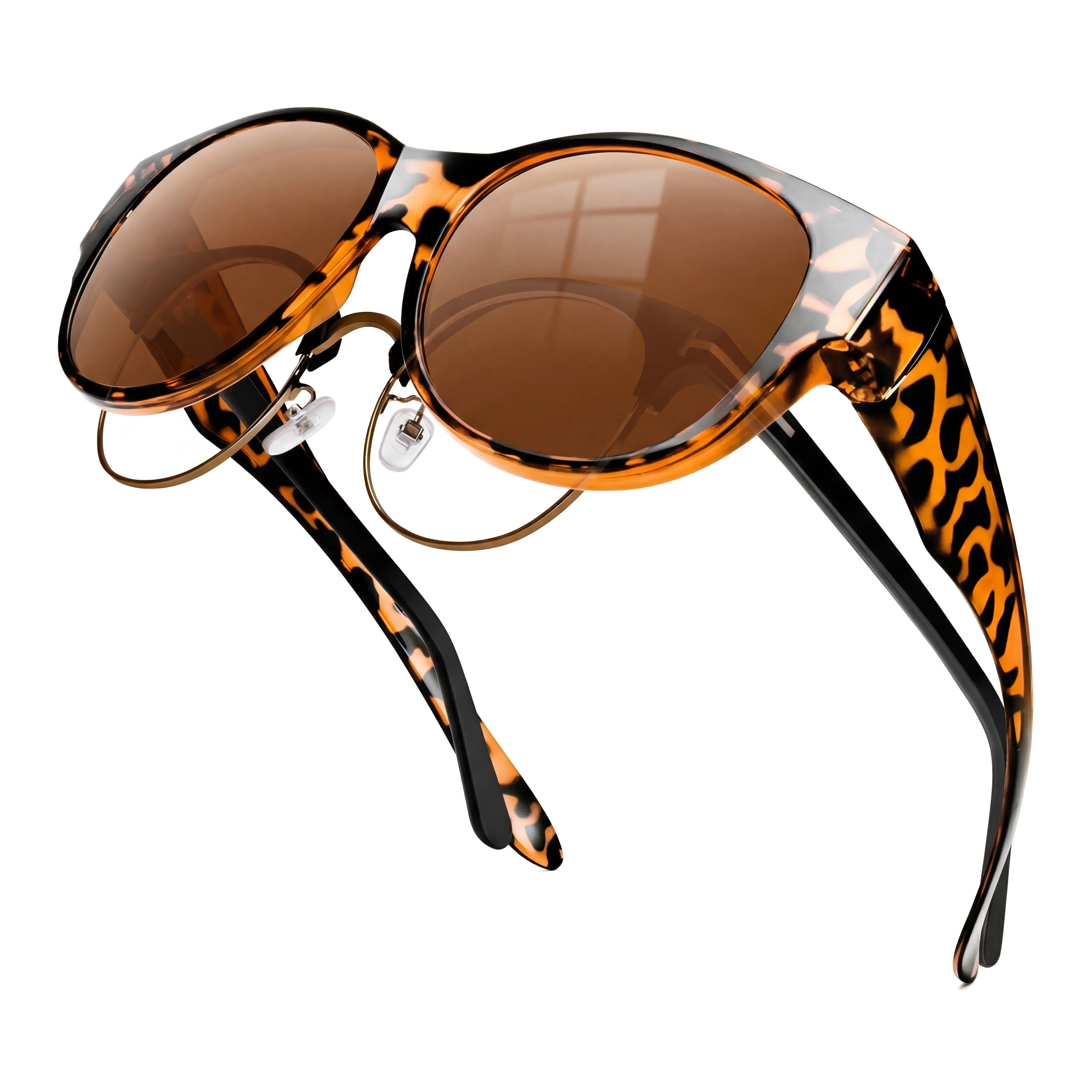 Polarized Driving Sunglasses for Men Women - Oversized Square Anti Glare UV400 Sun Glasses with Non-Slip Fit for Daily Use
