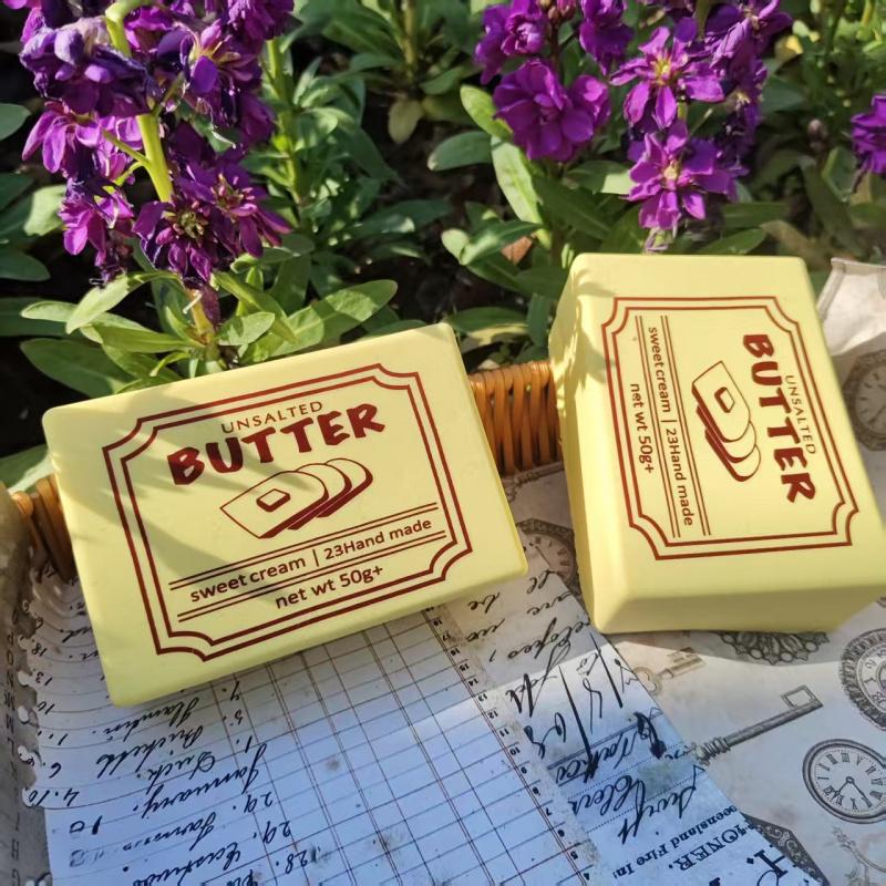 Butter Shaped Slow Rebound Squishy Toy | Super Soft Stress Relief Fidget Toy | for Adults Teens Kids | Office Home School Anxiety Relief | Sensory Play Decompression Gift