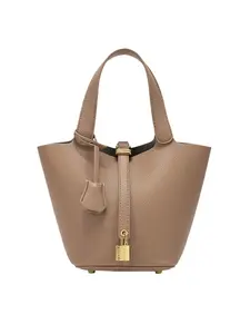 Women's Elegant Solid Color Handbag, Fashionable Large Capacity  Purse for Daily Life, Casual Trendy Versatile Commuting Bag for Women & Girls