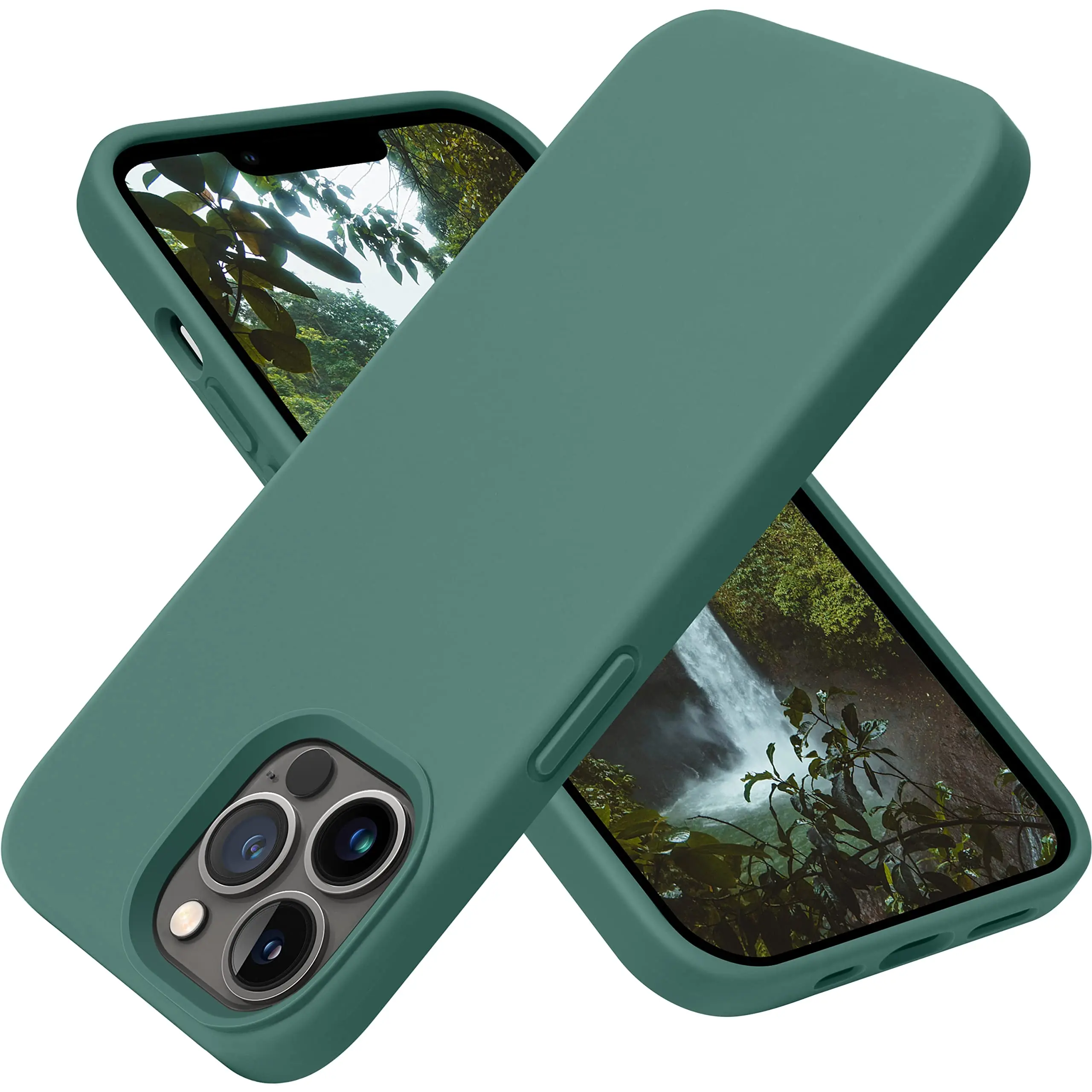 OTOFLY Designed for iPhone 13 Pro Case, Liquid Silicone Shockproof Slim Thin Smartphone Phone Case, 3 Layers Full Phone Covered Soft Case Protective Phone Cover Cellphone Accessories, Devices Protection Casing Protector