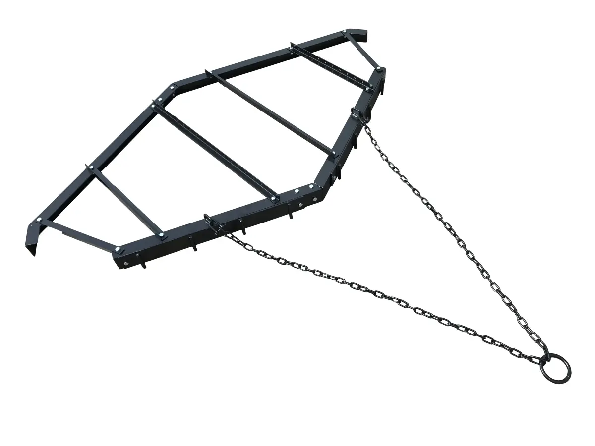 212 MAIN 78 in. Driveway Drag Harrow, ATV-78LDT Model, Steel Construction, Included Tow Chain, Replaceable Teeth