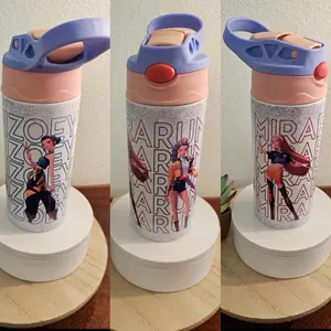 Hunters 12oz Flip-Top Tumbler Water Bottle for Kids Drinkware KPop