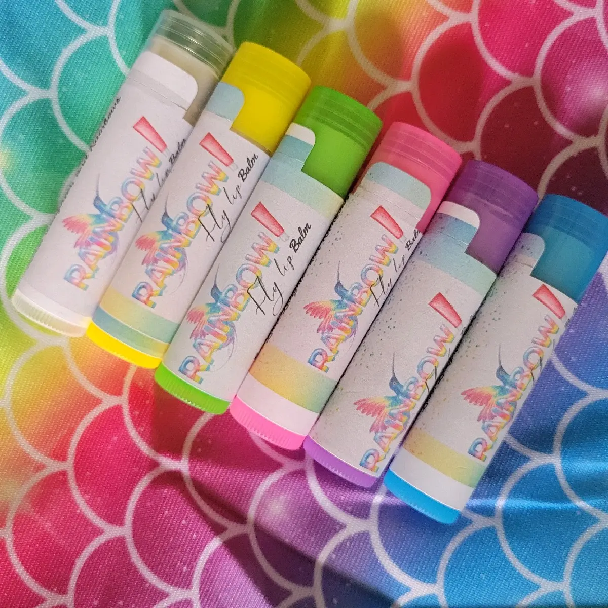 Rainbow Fly lip Balm