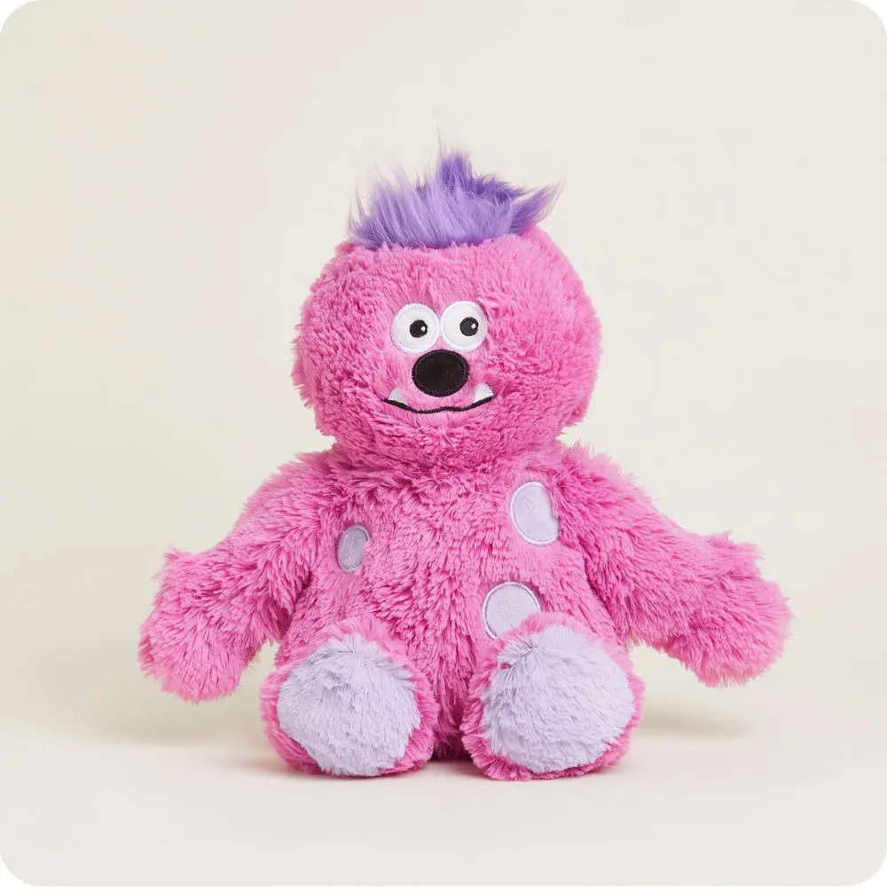 Pink Monster Warmies - Heatable, Chillable, Weighted Plush