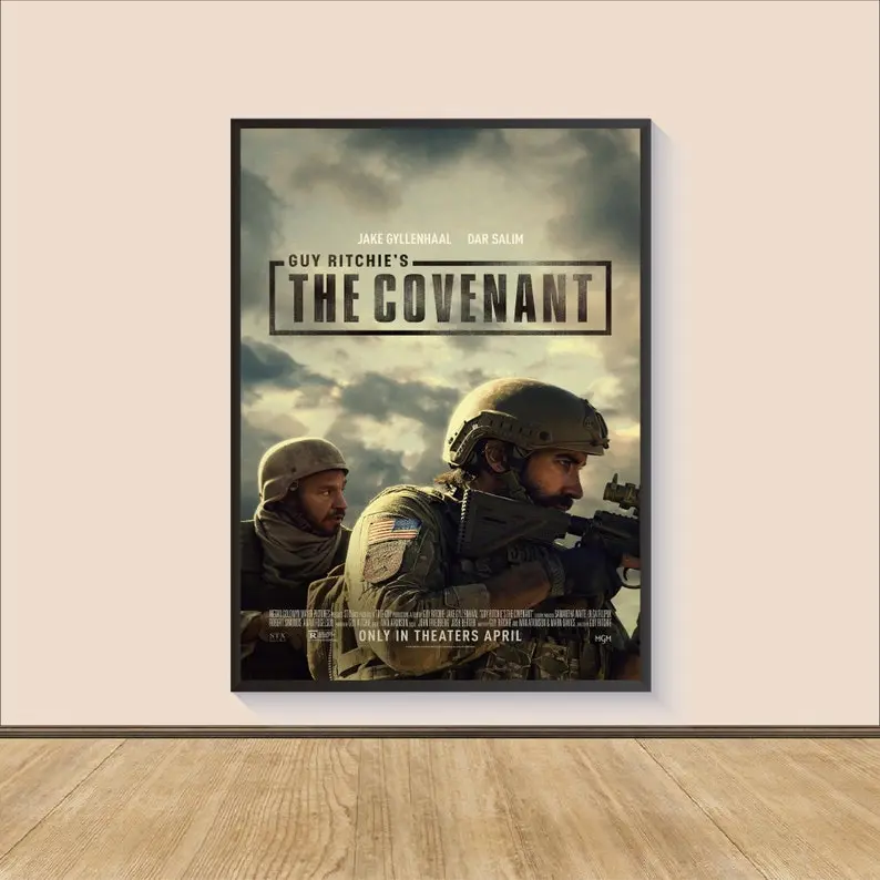 Guy Ritchie's The Covenant Movie Poster Print, Canvas Wall Art, Room Decor, Personalized gift