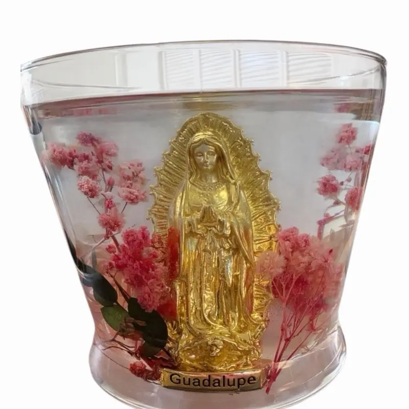 Virgin of Guadalupe Devotional Candle – 12 oz | Shadows Candles