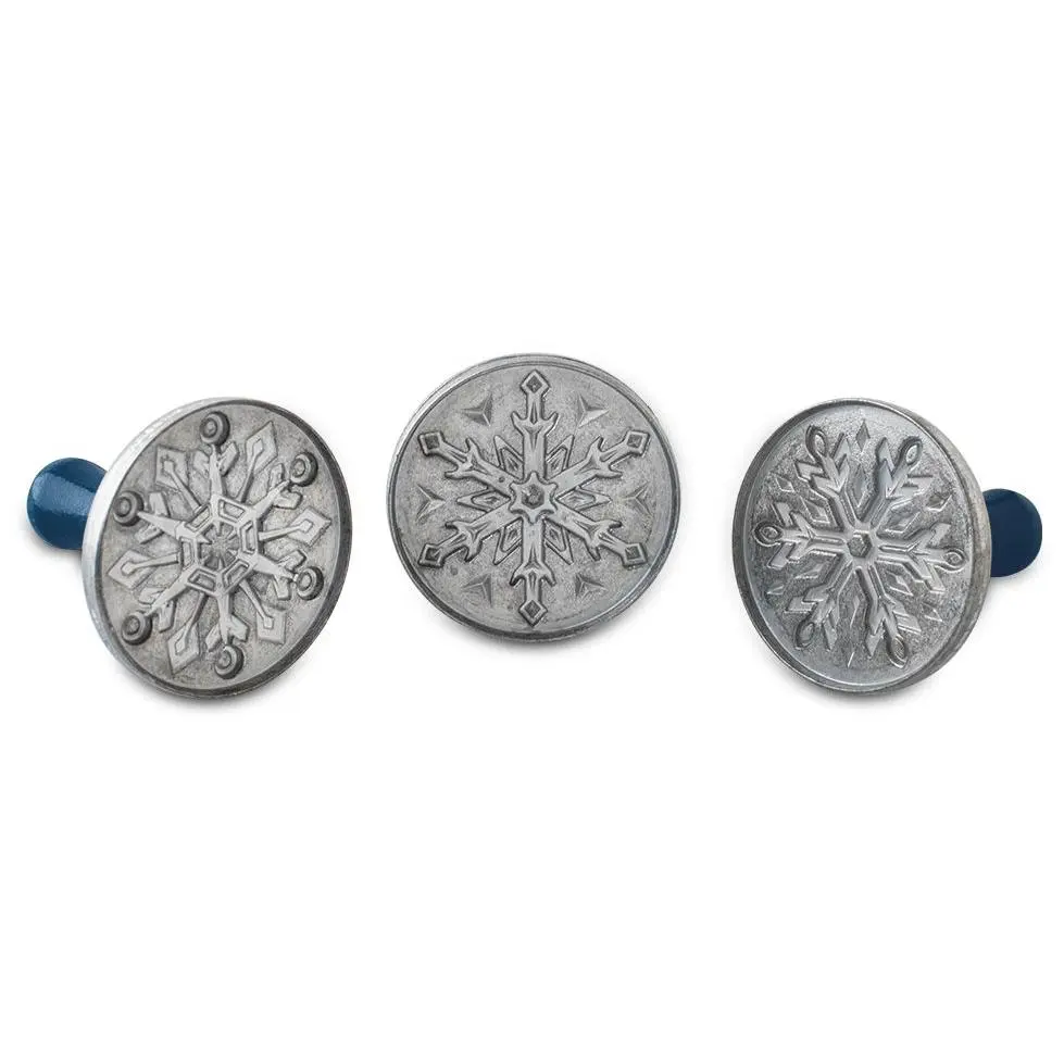 Nordic Ware 5 pc Snowflake Cookie Stamps & Half Sheet Pan Set