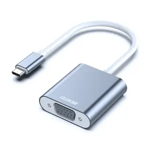 BENFEI USB C to VGA Adapter, Thunderbolt 3/4 to VGA Adapter Type C Accessories Cable Connector Port
