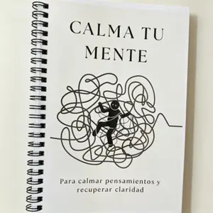 Spanish Theme Spiral Notebook, Thought Organization Journal, Alleviate Anxiety, Rediscover Inner Clarity, Perfect for Reflection and Planning