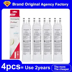 Frigidaire FPPWFU01 PurePour PWF-1 Refrigerator Water Filter, Replacement Cartridge Reduces 99% of Contaminants (Chlorine, Lead, Mercury), NSF/ANSI 42, 53 & 401 Certified, 6-Month Lifespan