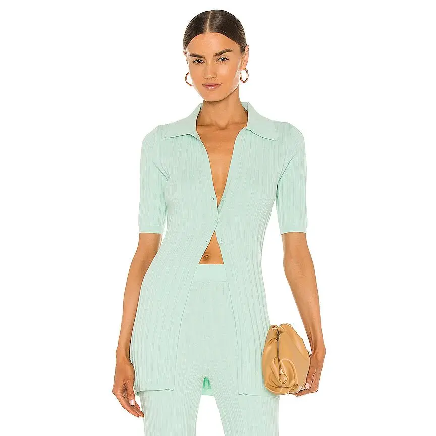 Ronny Kobo x REVOLVE Waverly Knit Top in Mint